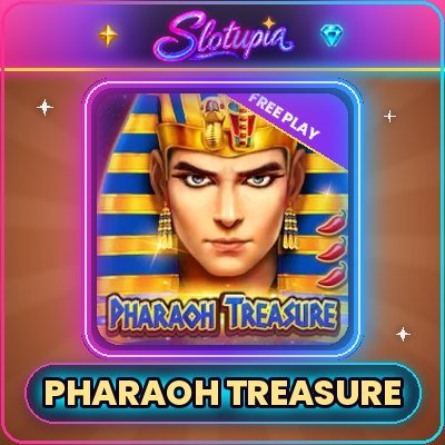 Pharaoh Treasure slot game card