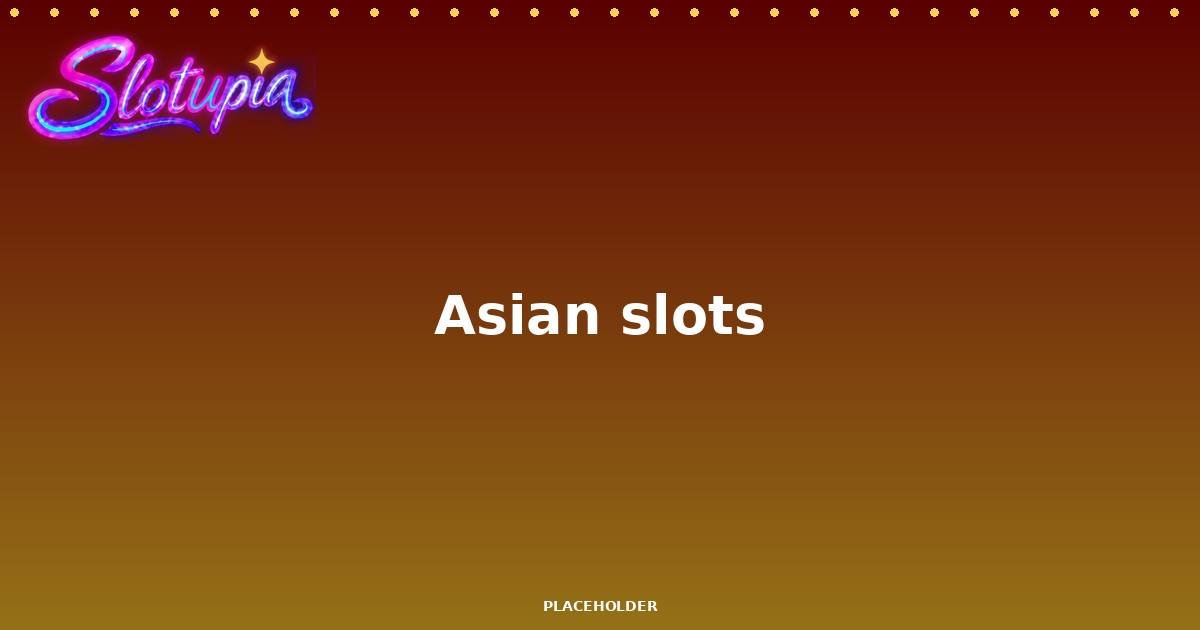 Asian Fortune slot theme